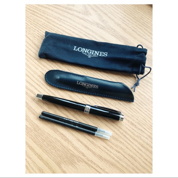 BRAND NEW LONGINES GENUINE ROLLERBALL BLACK PEN - Picture 2 of 4